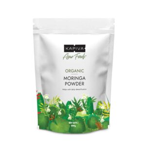Kapiva Certified Organic Moringa Powder 200g | From Pure Moringa Leaves | Gives Natural Energy & Nutrients