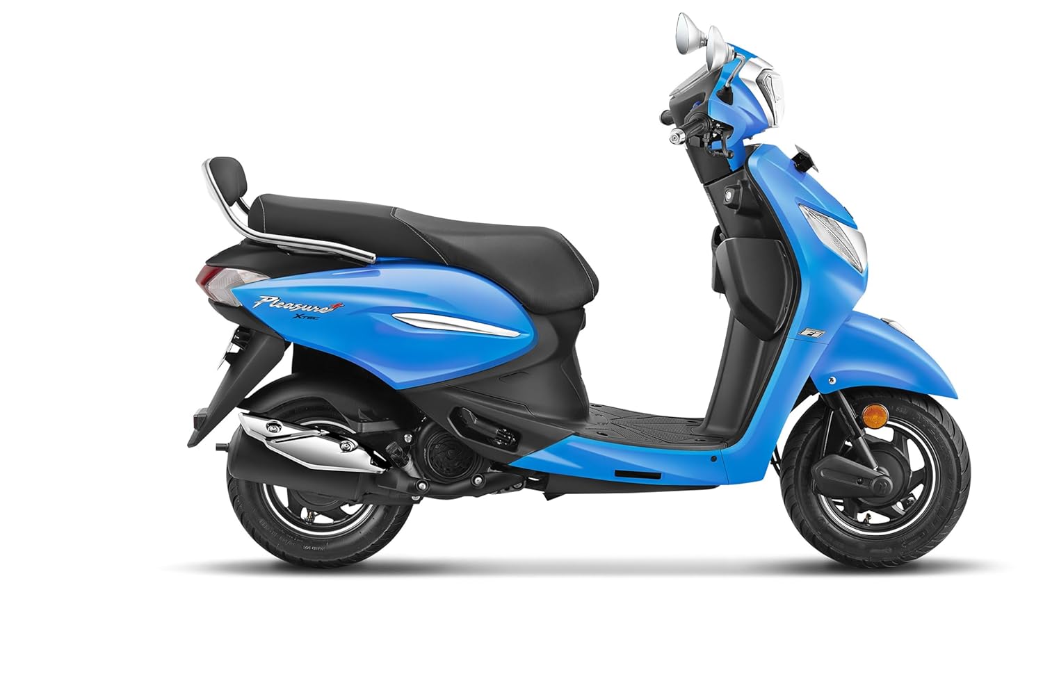 Hero PLEASURE+ XTEC Scooter Polestar Blue Booking for Ex-Showroom Price