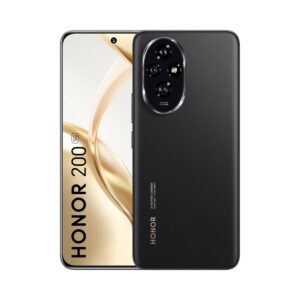 HONOR 200 5G (Black, 8GB + 256GB) | Quad-Curved AMOLED Display | Dual OIS, Triple Camera - 50MP + 50MP + 12MP Camera | 50MP Selfie Camera | AI-Powered MagicOS 9.0 | Without Charger