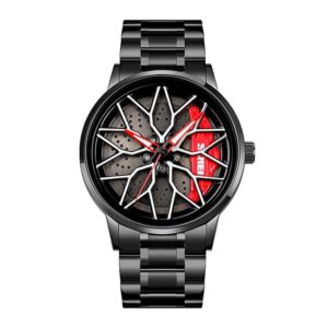 Skmei New Car Wheel Watch with Rolling Creative Fashion Analog Watch