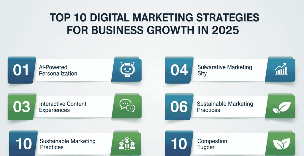Top 10 Digital Marketing Strategies for Business Growth in 2025